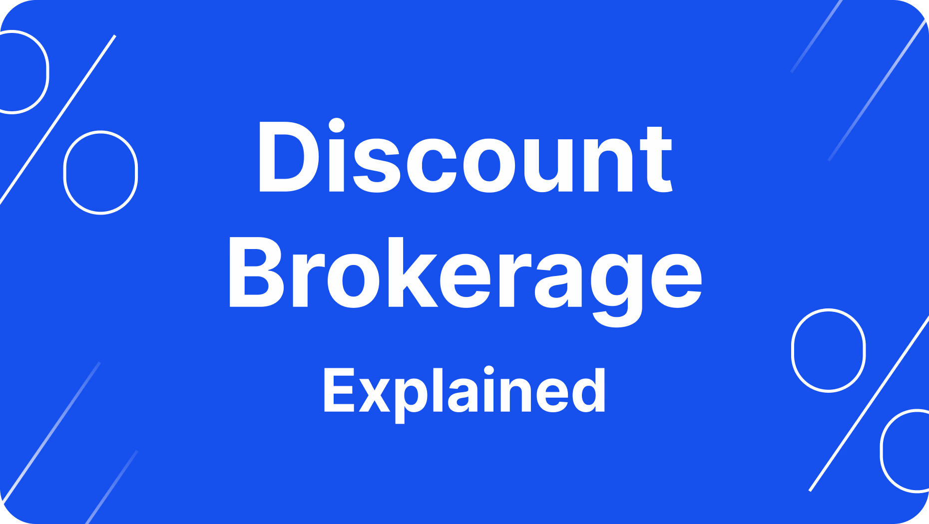 5 Truths About Discount Brokers